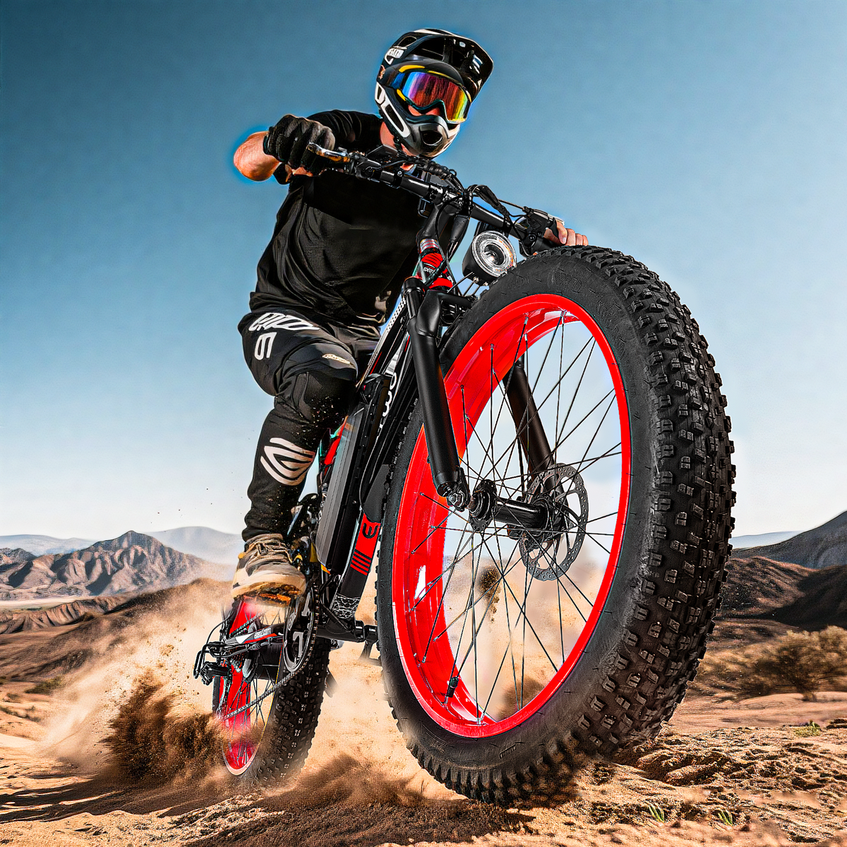 E01 All-Terrain Electric Bike Red