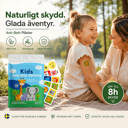 Derunara™ Anti-Bett Plåster — Naturligt Mygg- & Fästingskydd (60 st)